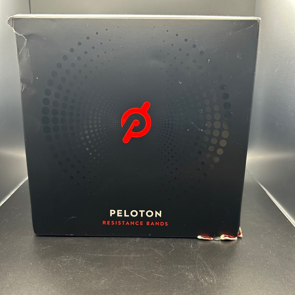 Peloton Resistance Bands Set with Aluminum Handles Black Red TR-RB-A-01